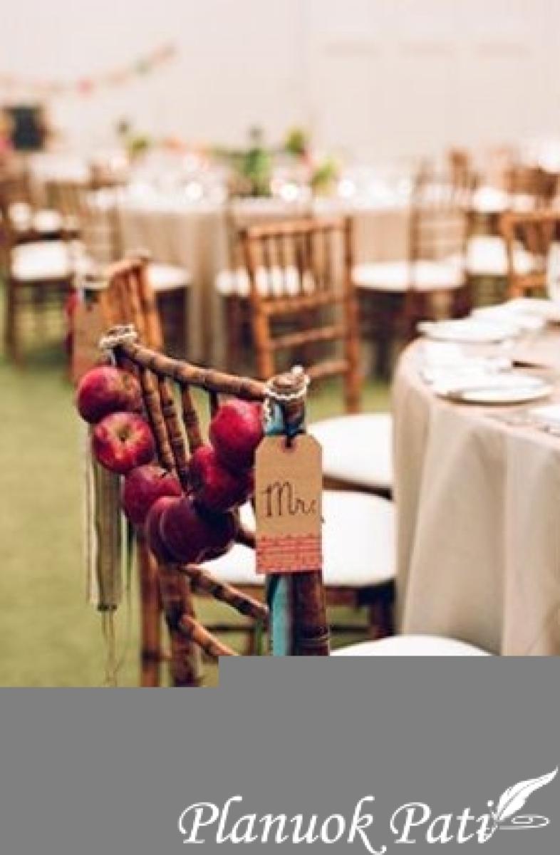 Jaunųjų ir svečių kėdžių dekoro idėjos