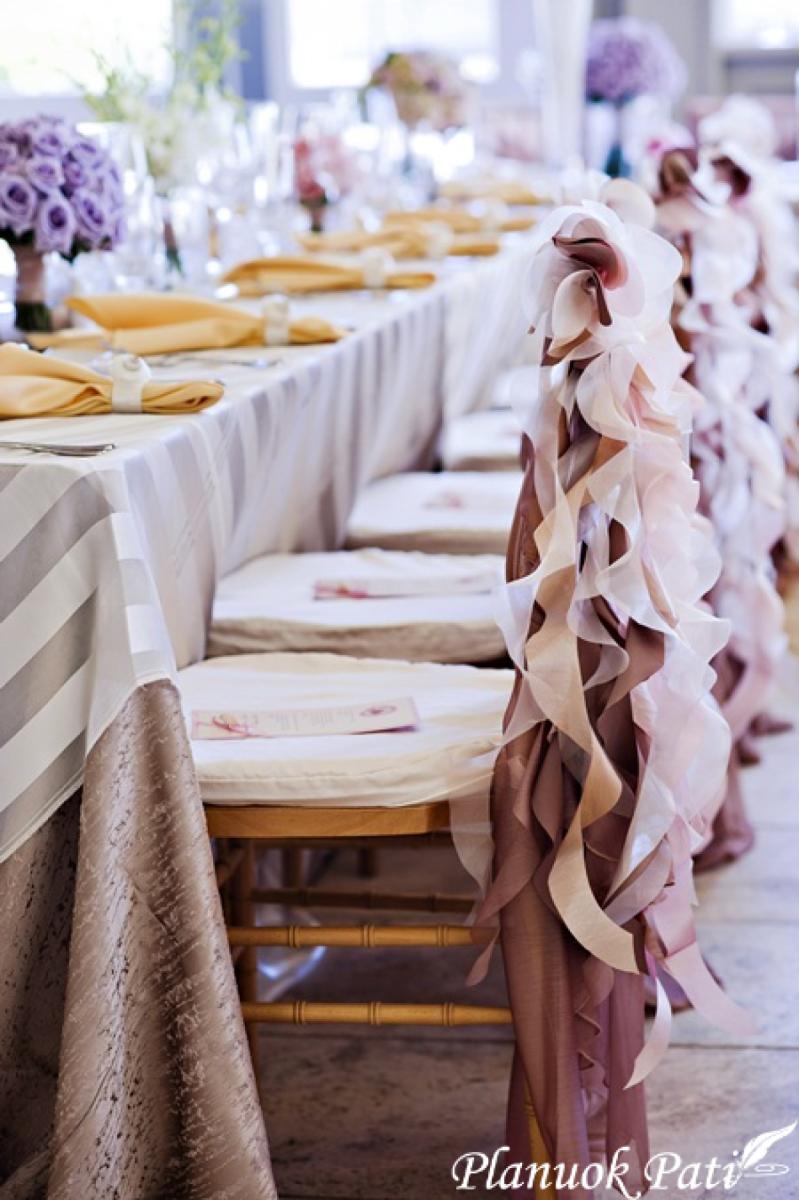 Jaunųjų ir svečių kėdžių dekoro idėjos