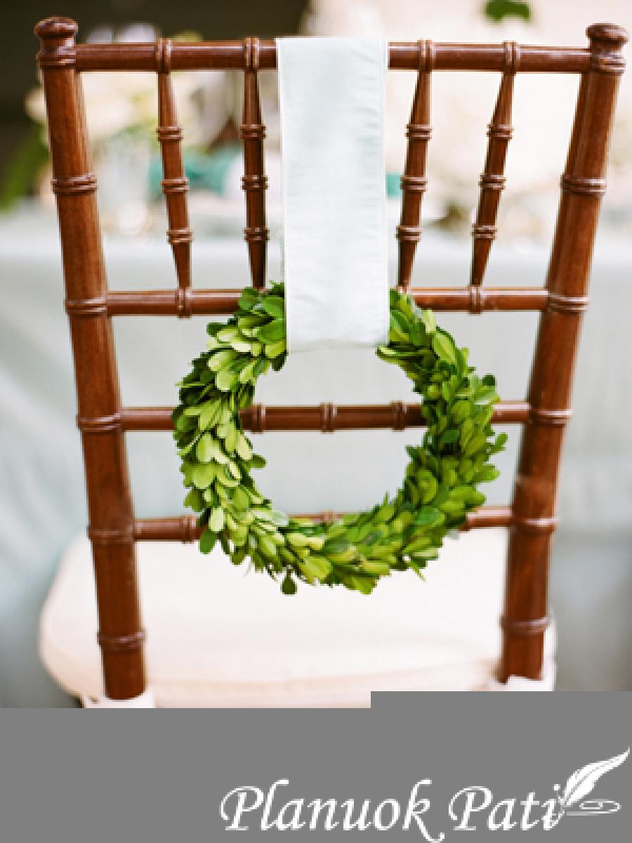 Jaunųjų ir svečių kėdžių dekoro idėjos