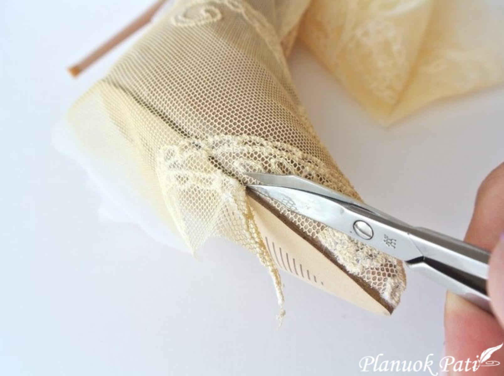 Vestuvinių batelių dekoras