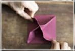 Origami rožės