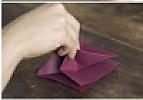 Origami rožės