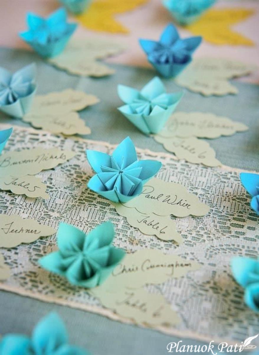 Idėjos stalo kortelėms