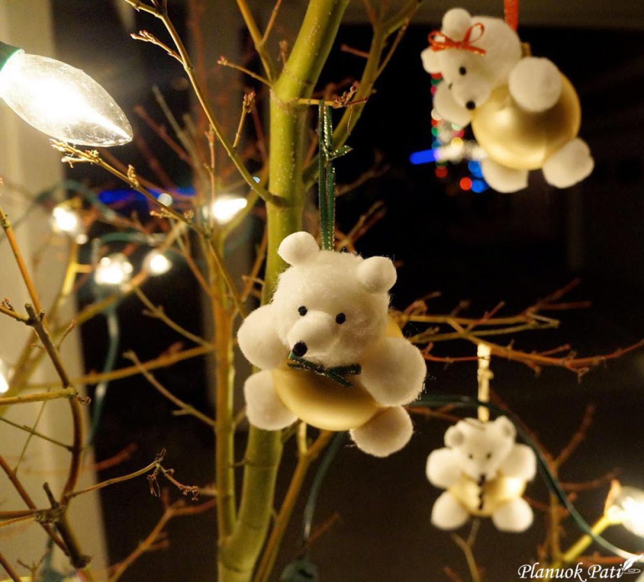 Kalėdinis žaisliukas - meškutis