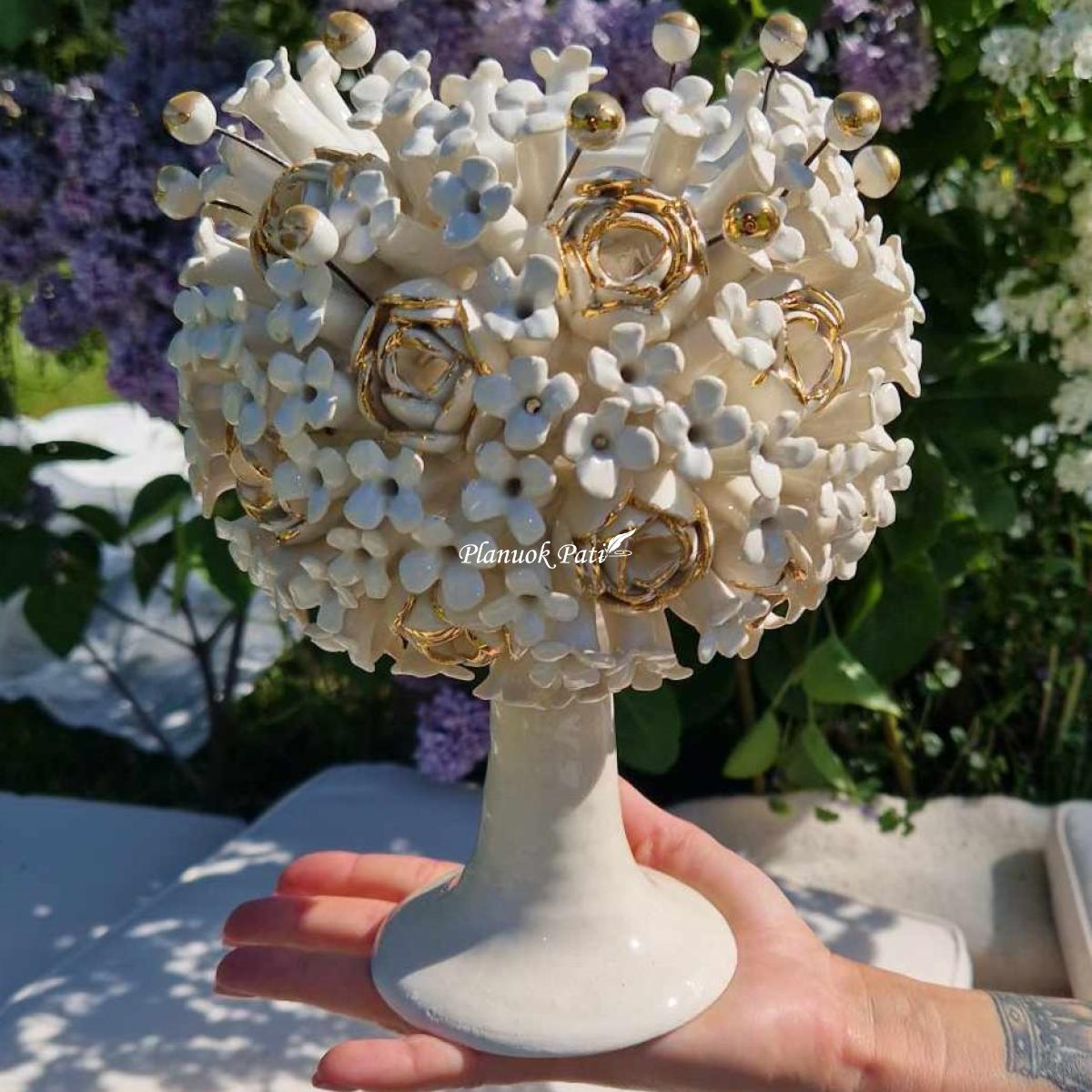 Šeimos židinys - Rožių puokštė (aukšta)