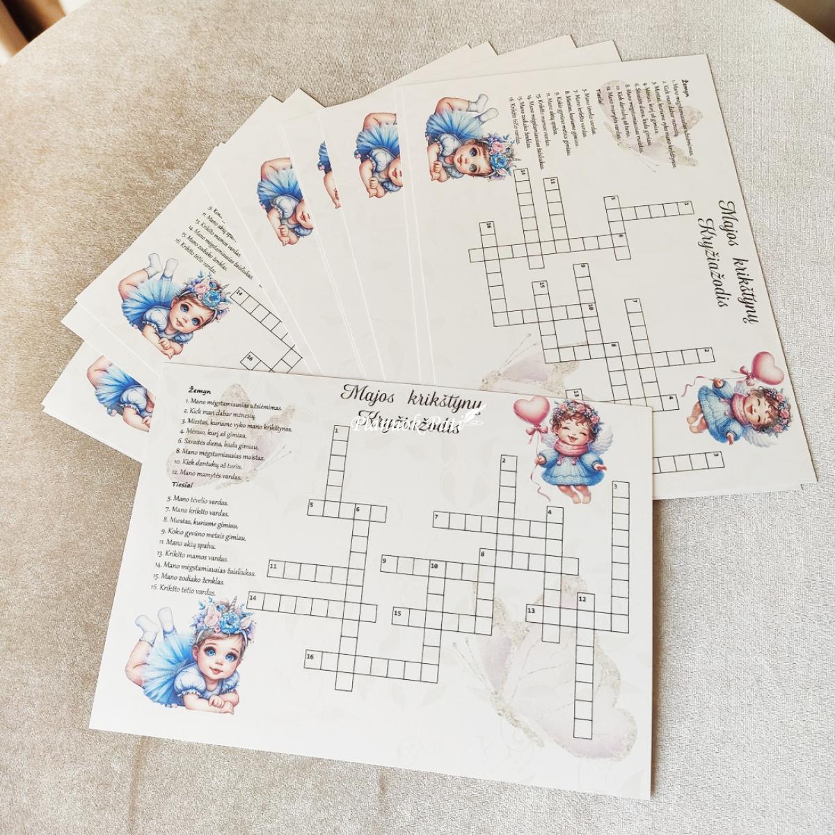 Krikštynų kryžiažodis