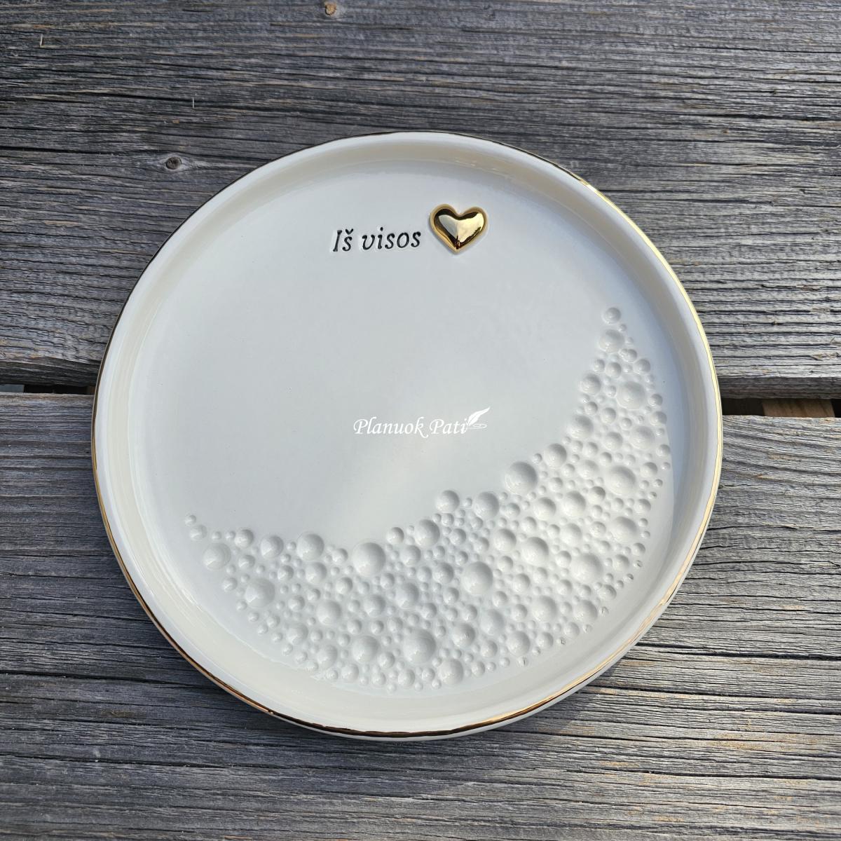 Lėkštė - Burbulų pasaka (su dovaniniu įpakavimu)