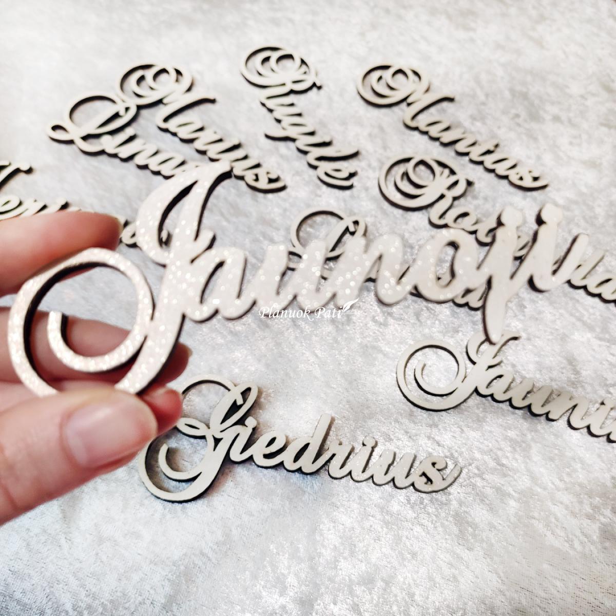 Stalo kortelė vardas magnetukas