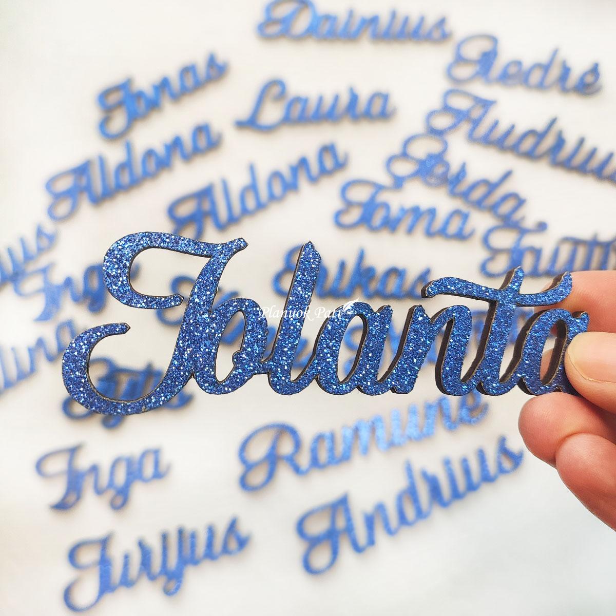 Stalo kortelė vardas magnetukas