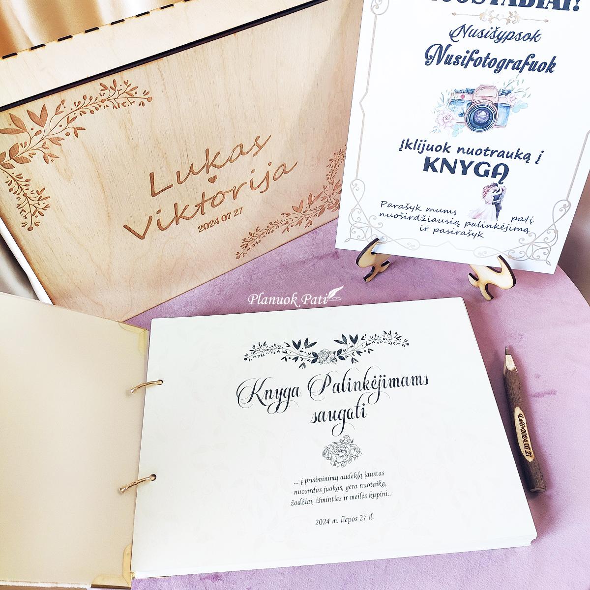 Palinkėjimų knyga vestuvėms Amžinai kartu