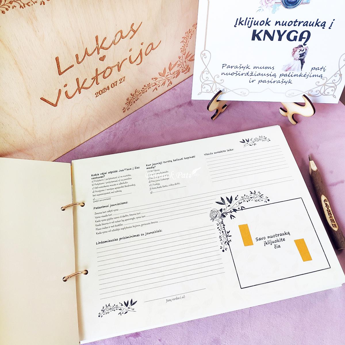 Palinkėjimų knyga vestuvėms Amžinai kartu