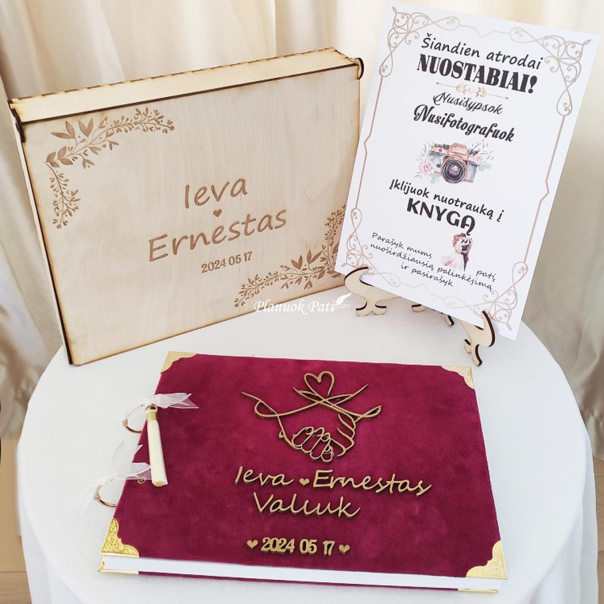 Palinkėjimų knyga vestuvėms Amžinai kartu