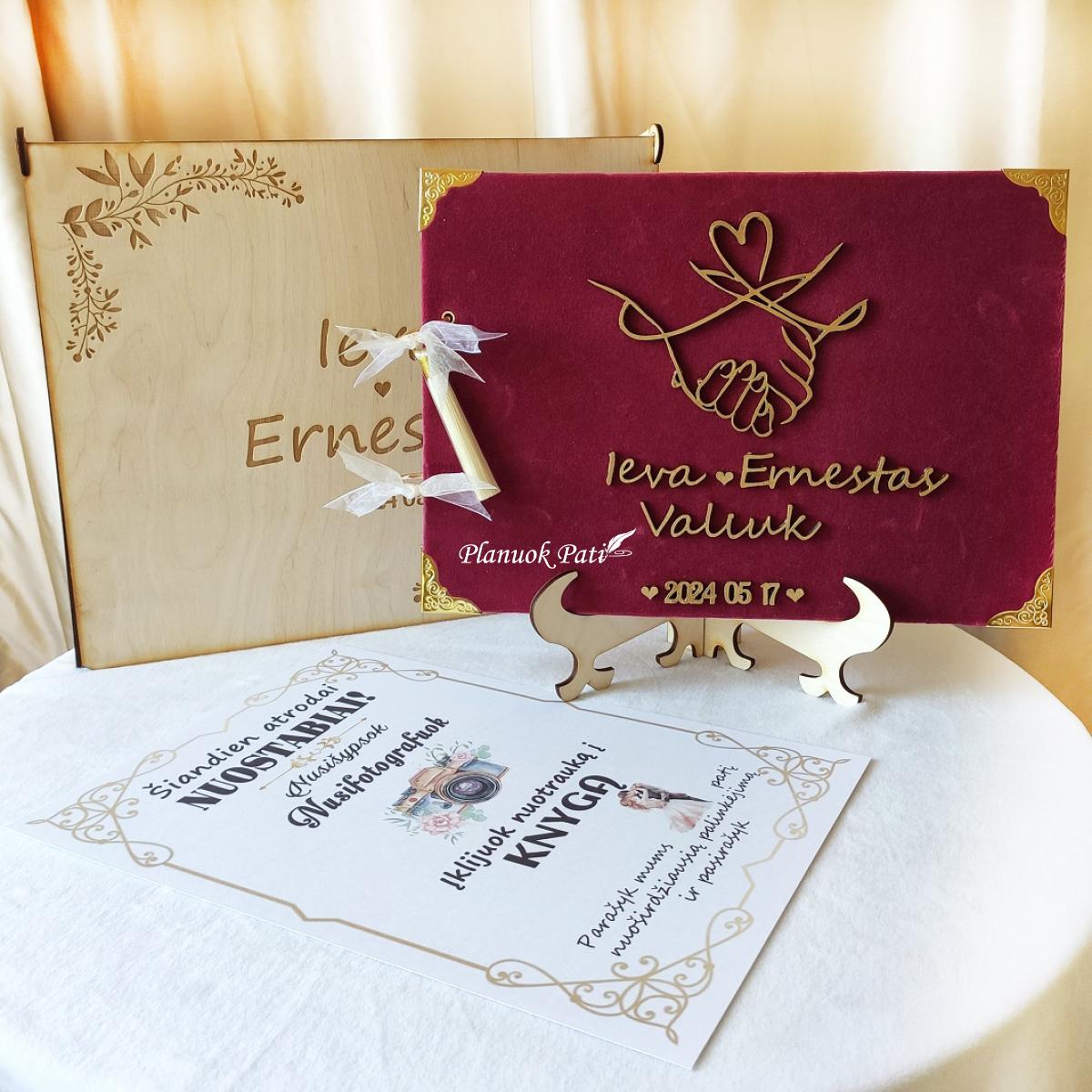 Palinkėjimų knyga vestuvėms Amžinai kartu