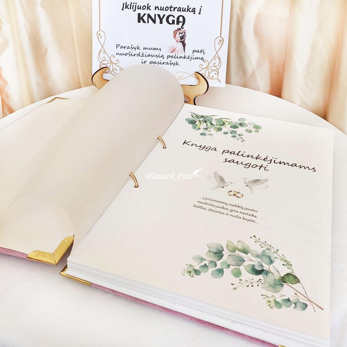 Palinkėjimų knyga vestuvėms Amžinai kartu