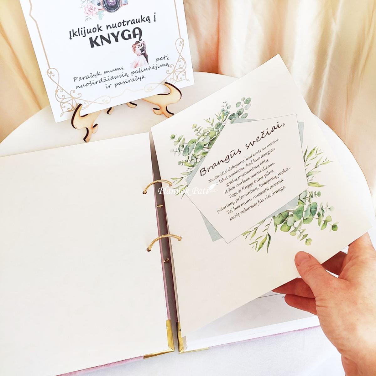 Palinkėjimų knyga vestuvėms Amžinai kartu