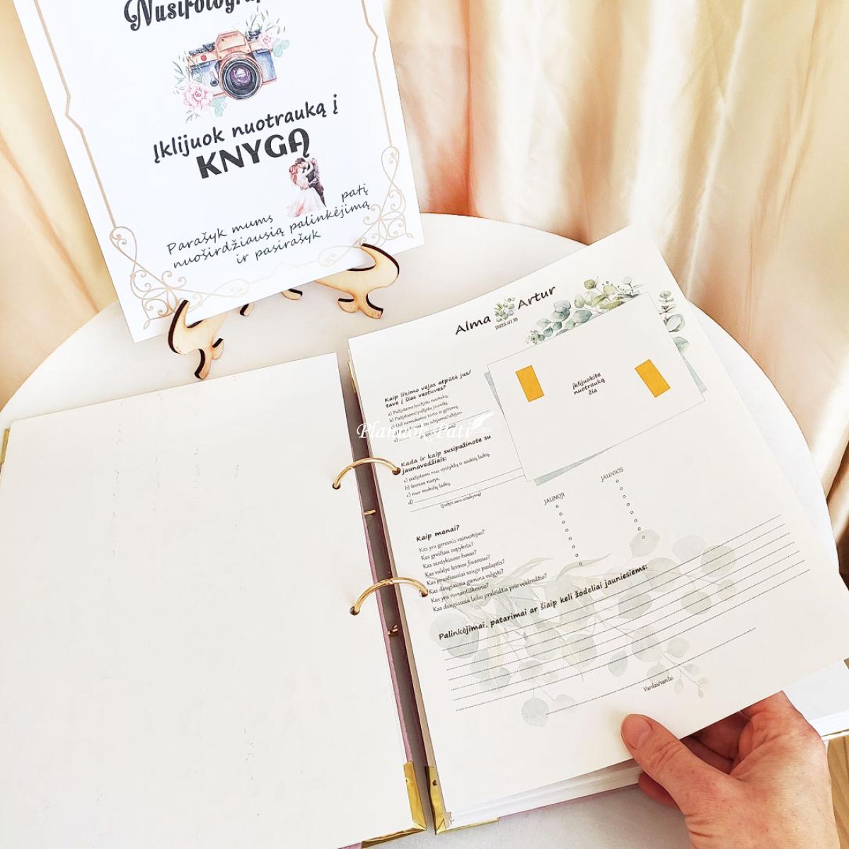 Palinkėjimų knyga vestuvėms Amžinai kartu