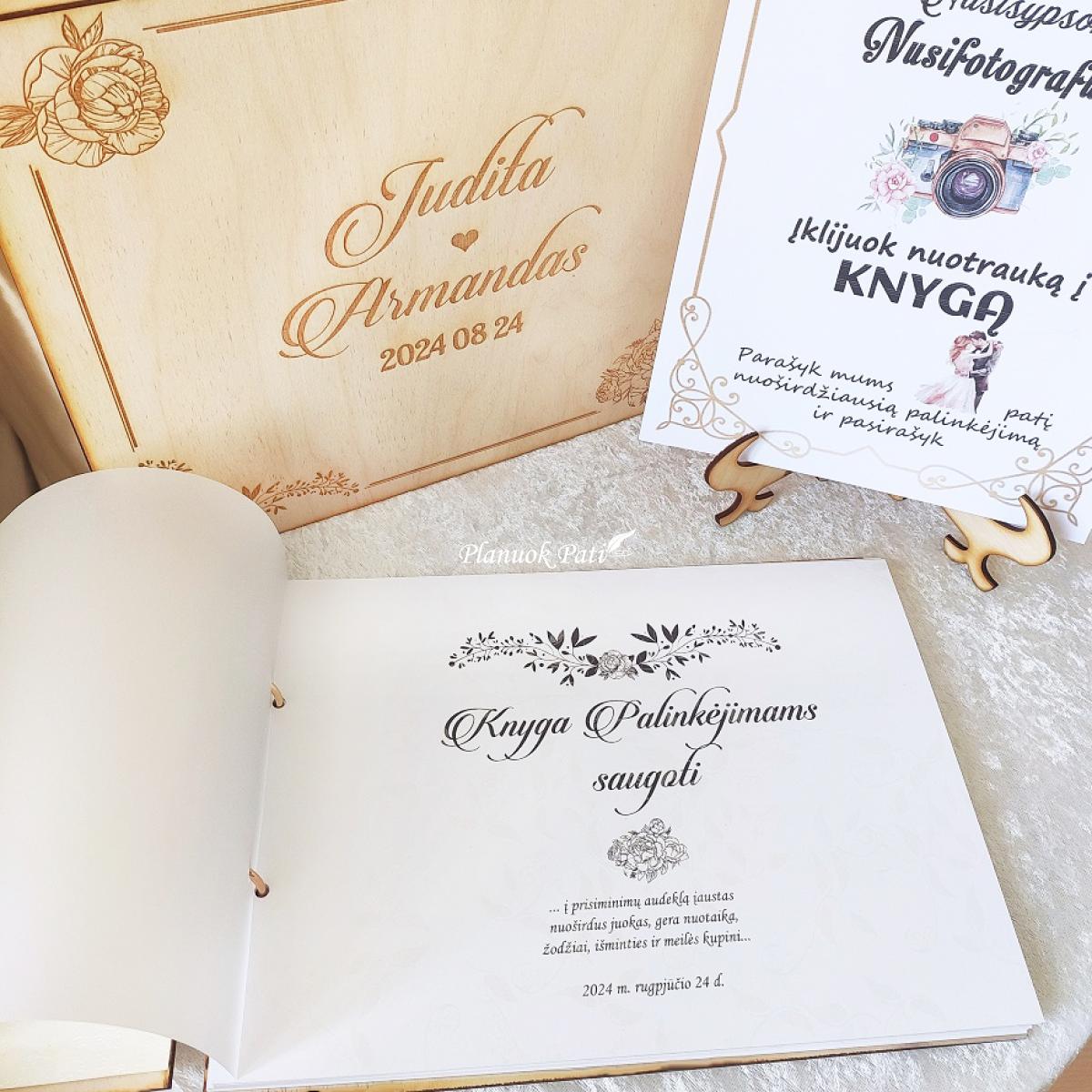 Vestuvinis palinkėjimų albumas Bijūnų laimė