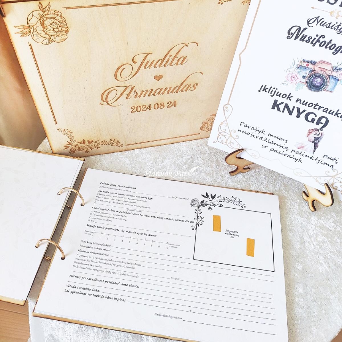 Vestuvinis palinkėjimų albumas Bijūnų laimė