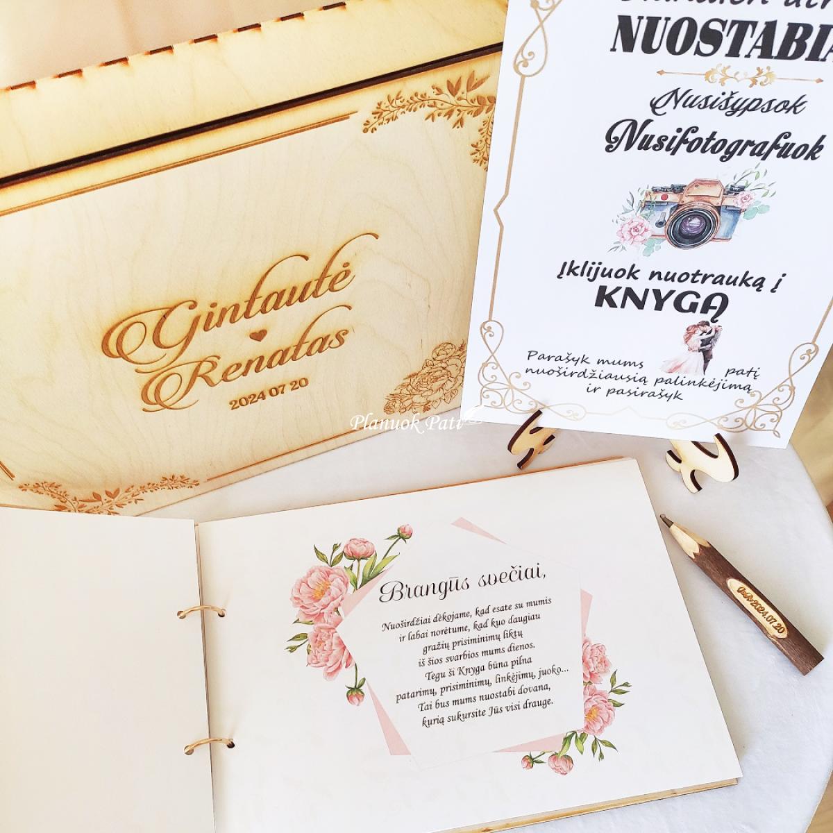 Vestuvinis palinkėjimų albumas Bijūnų laimė