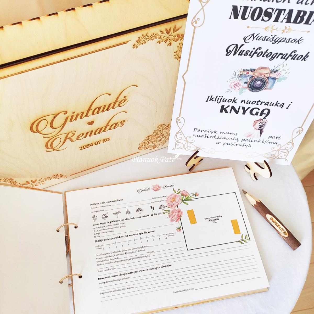 Vestuvinis palinkėjimų albumas Bijūnų laimė