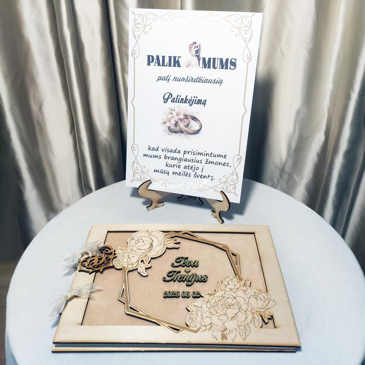 Vestuvinis palinkėjimų albumas Bijūnų laimė