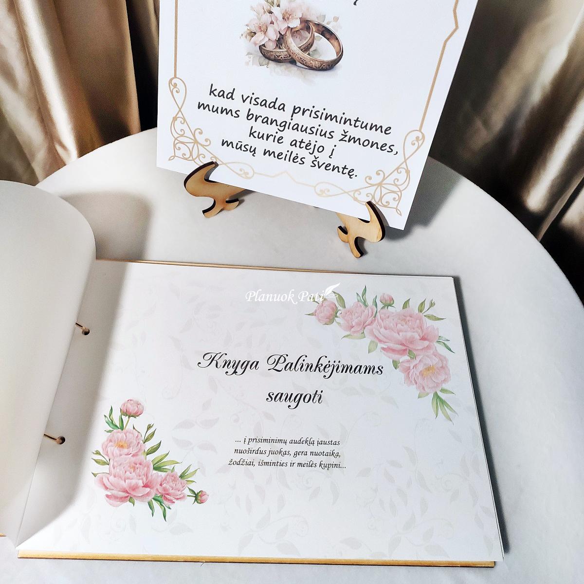 Vestuvinis palinkėjimų albumas Bijūnų laimė