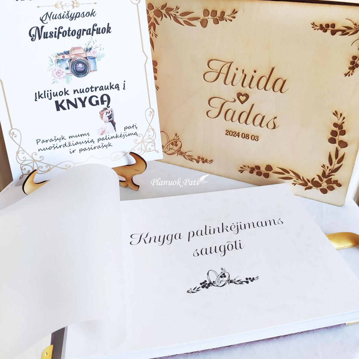 Svečių palinkėjimų knyga Meilės Žvilgsnis