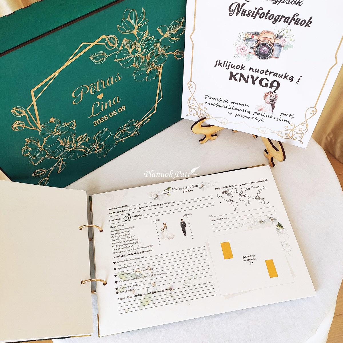 Svečių palinkėjimų knyga Meilės Žvilgsnis