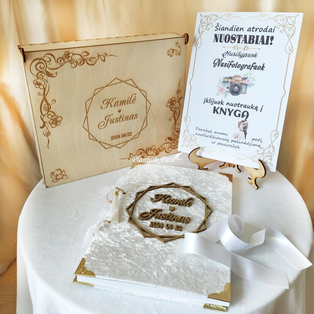 Vestuvių palinkėjimų knyga Deimantas