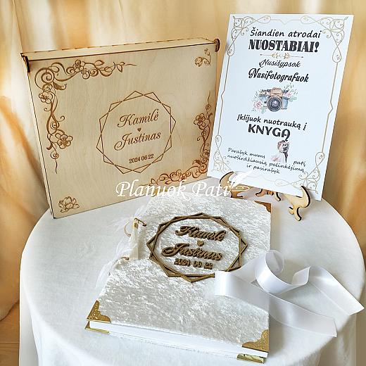 Vestuvių palinkėjimų knyga Deimantas