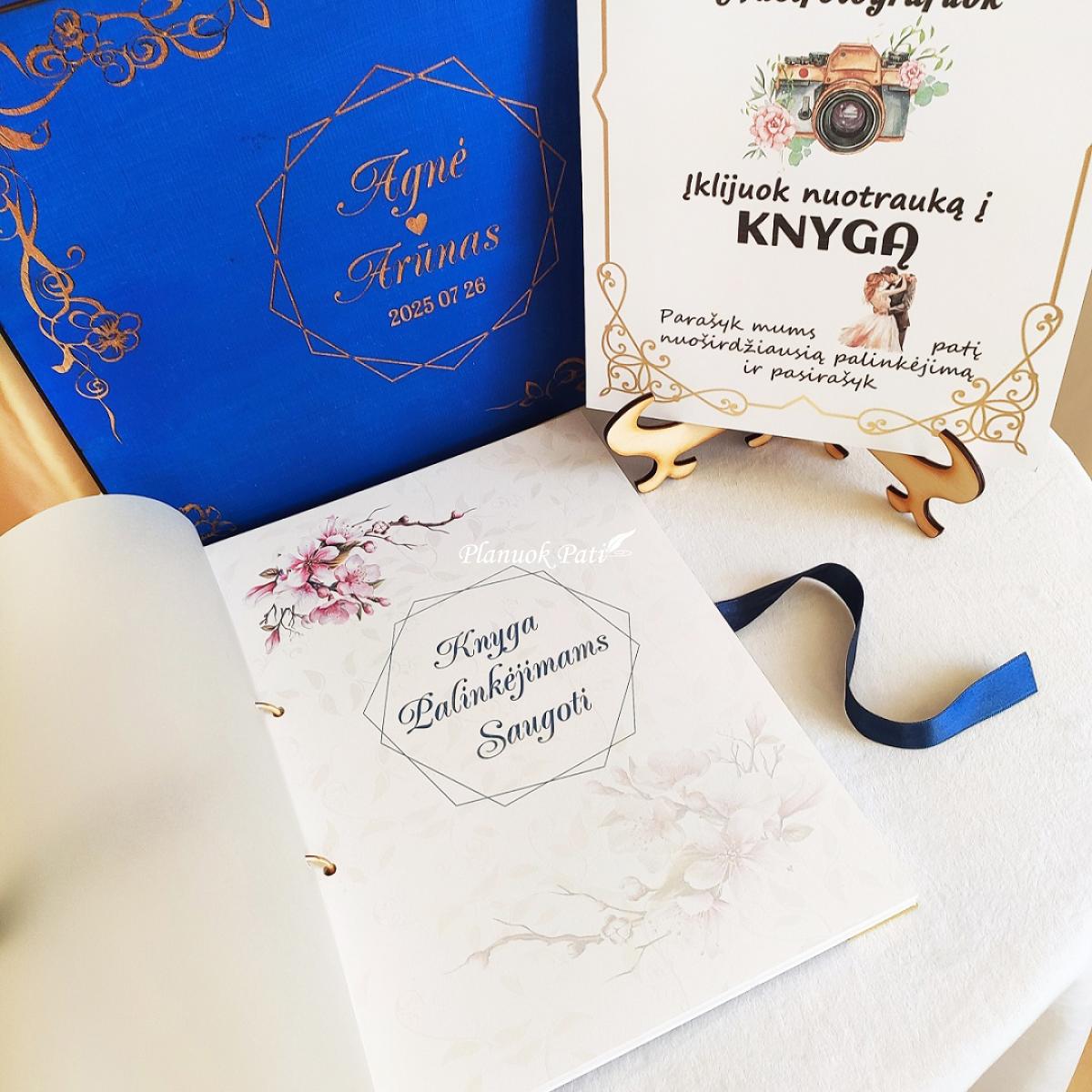 Vestuvių palinkėjimų knyga Deimantas