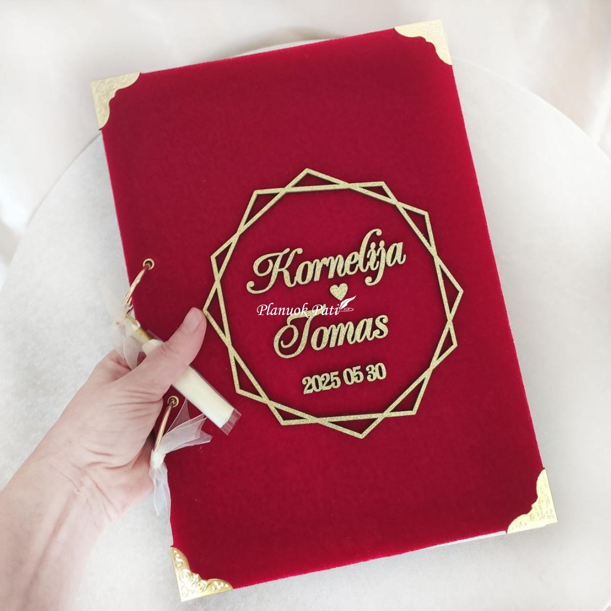 Vestuvių palinkėjimų knyga Deimantas