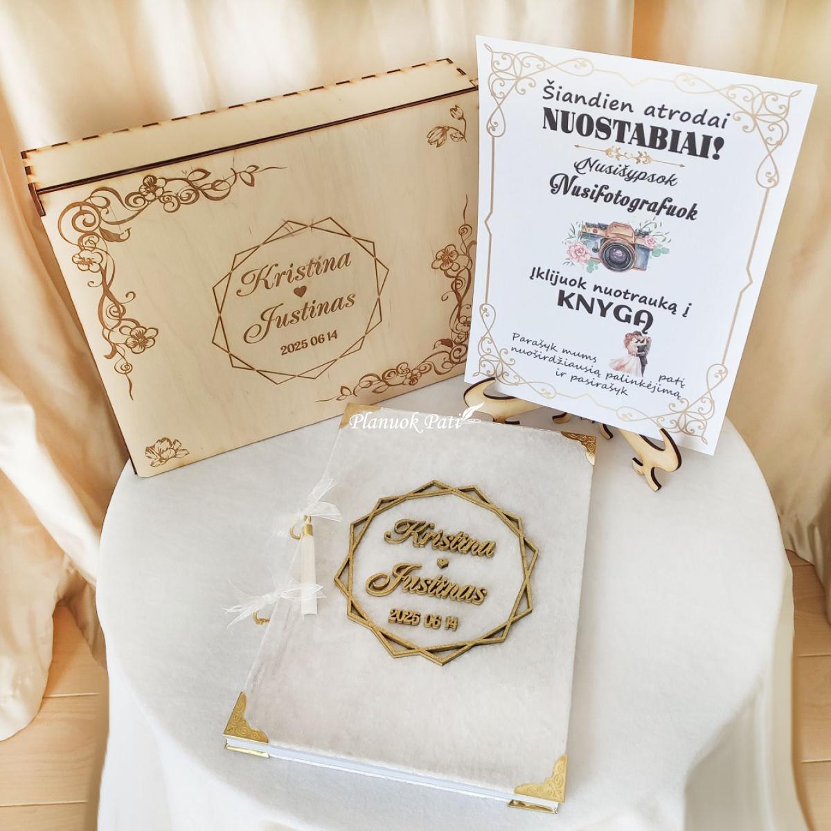 Vestuvių palinkėjimų knyga Deimantas