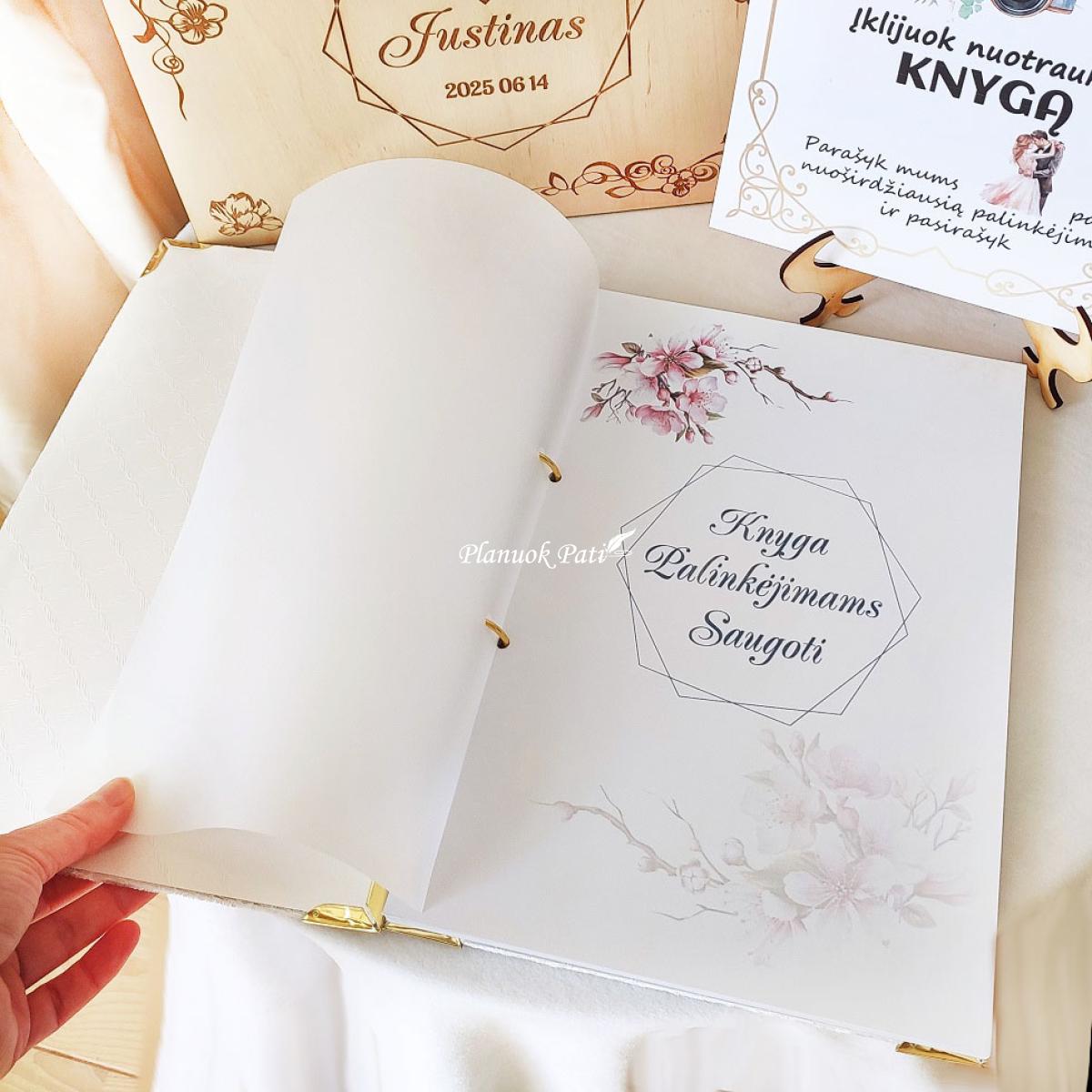 Vestuvių palinkėjimų knyga Deimantas