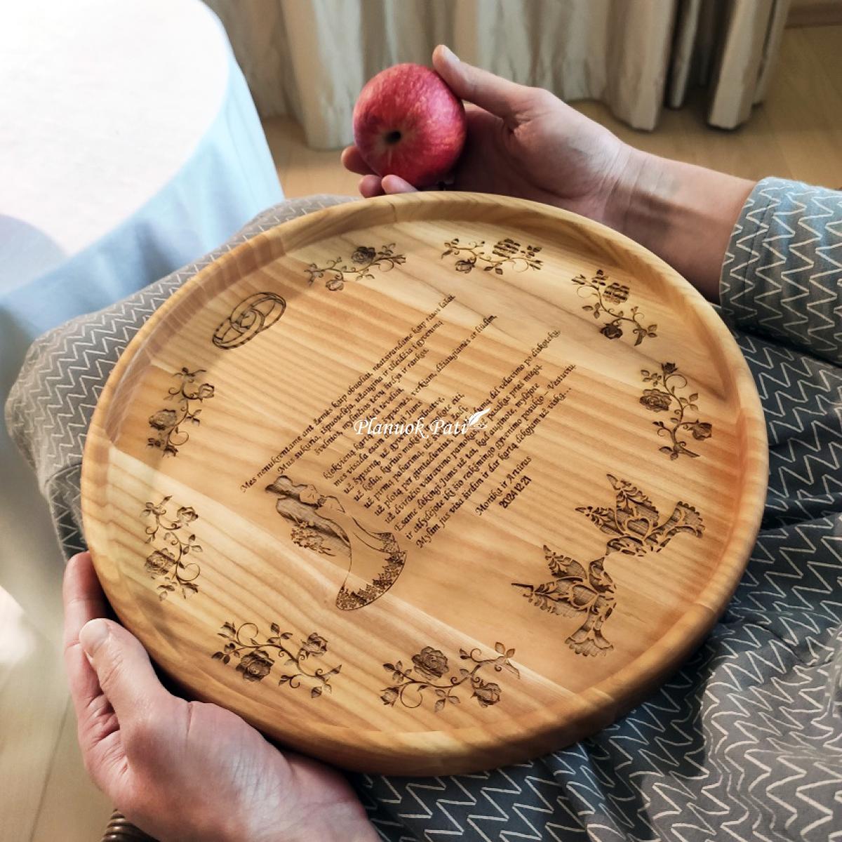 Tėveliams simbolinis padėklas