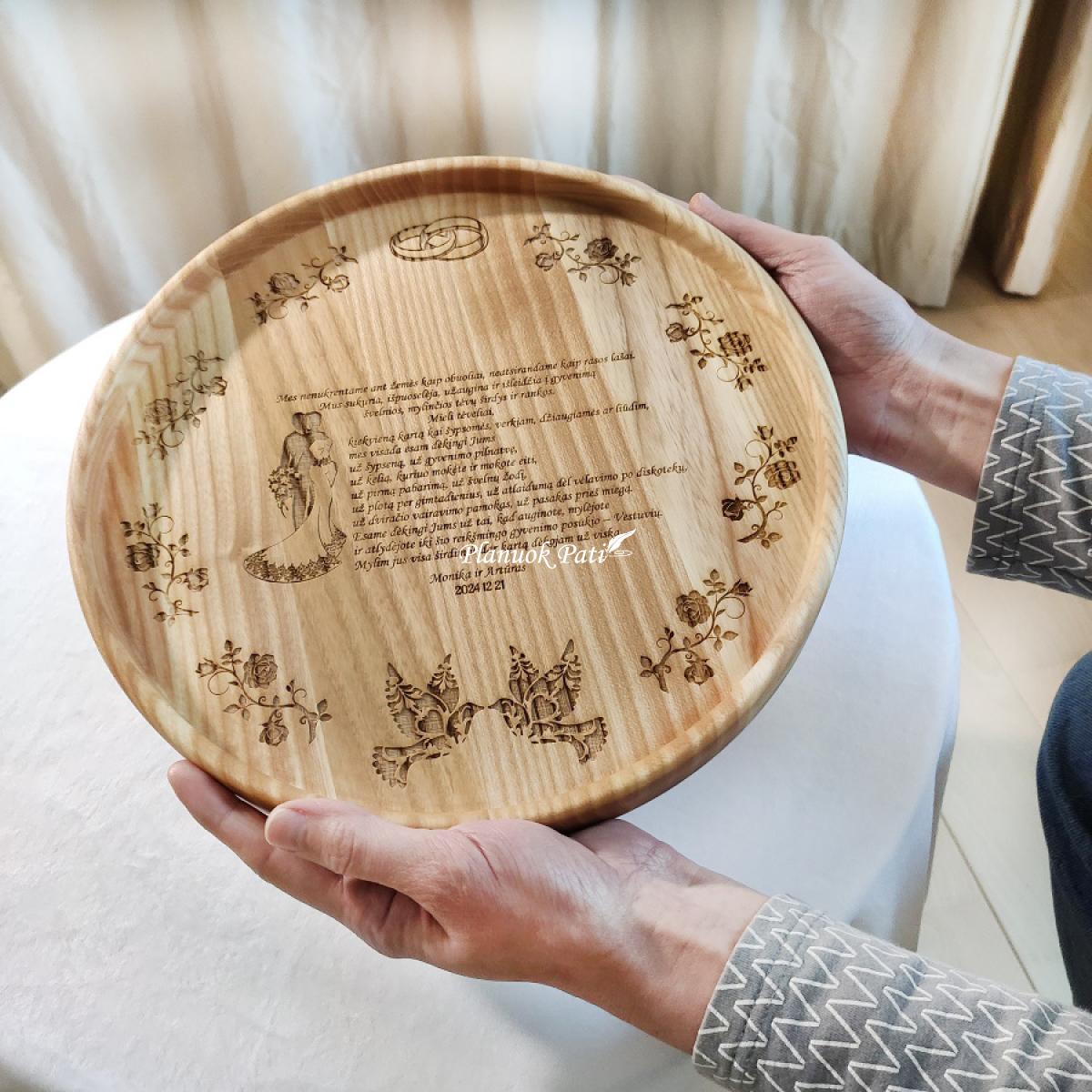 Tėveliams simbolinis padėklas