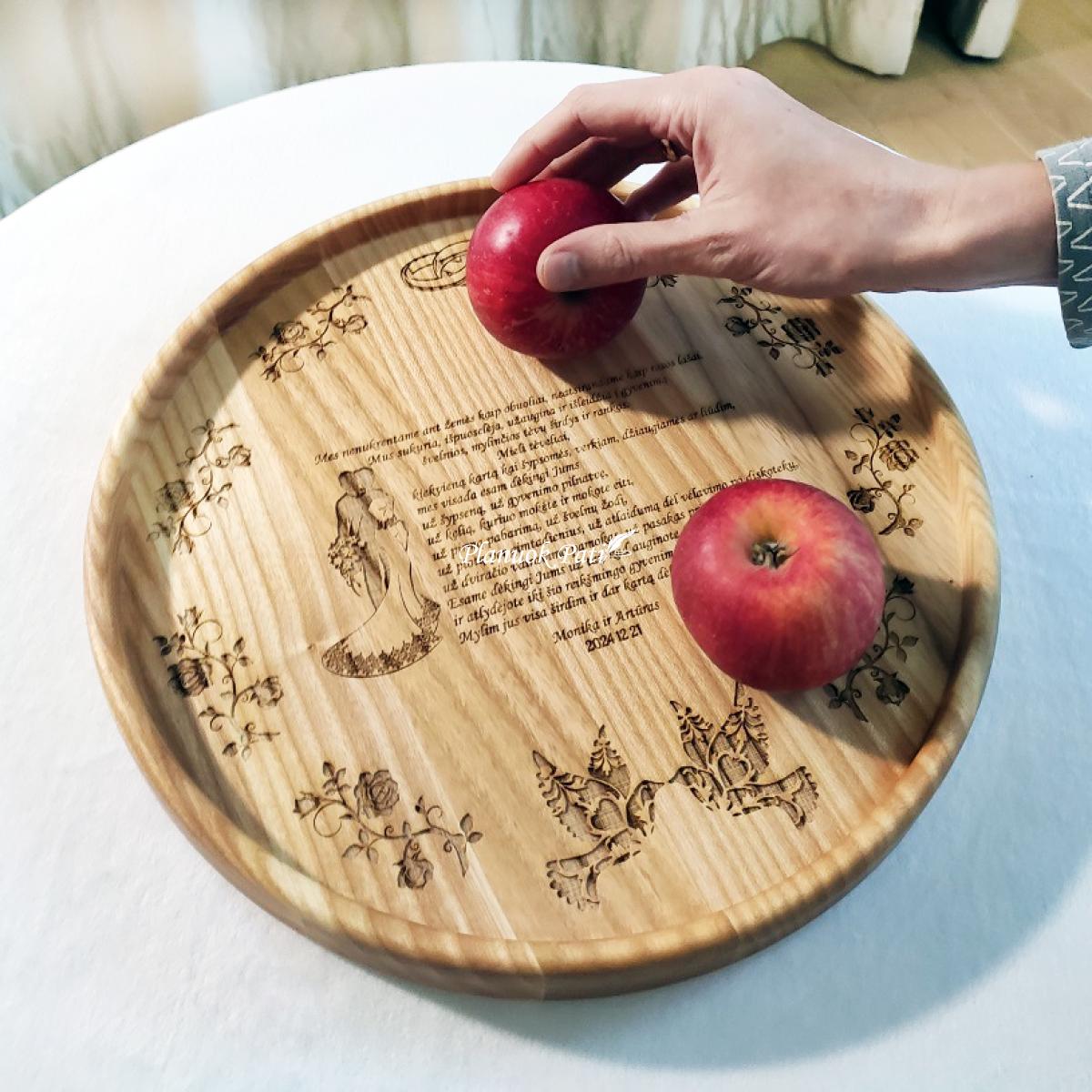 Tėveliams simbolinis padėklas