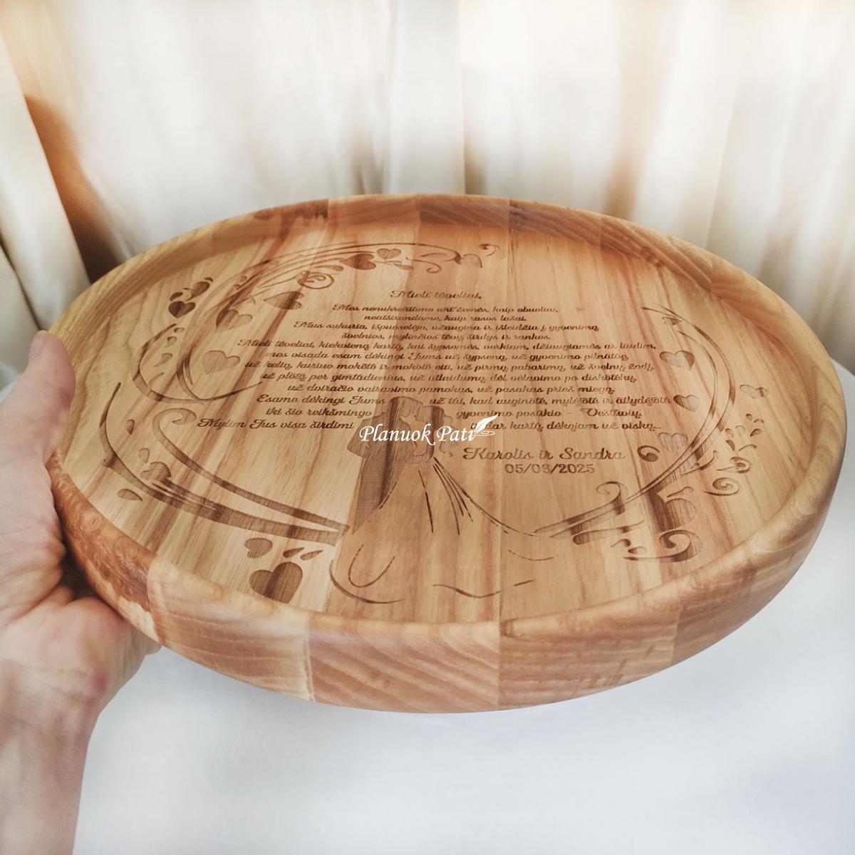 Tėveliams simbolinis padėklas