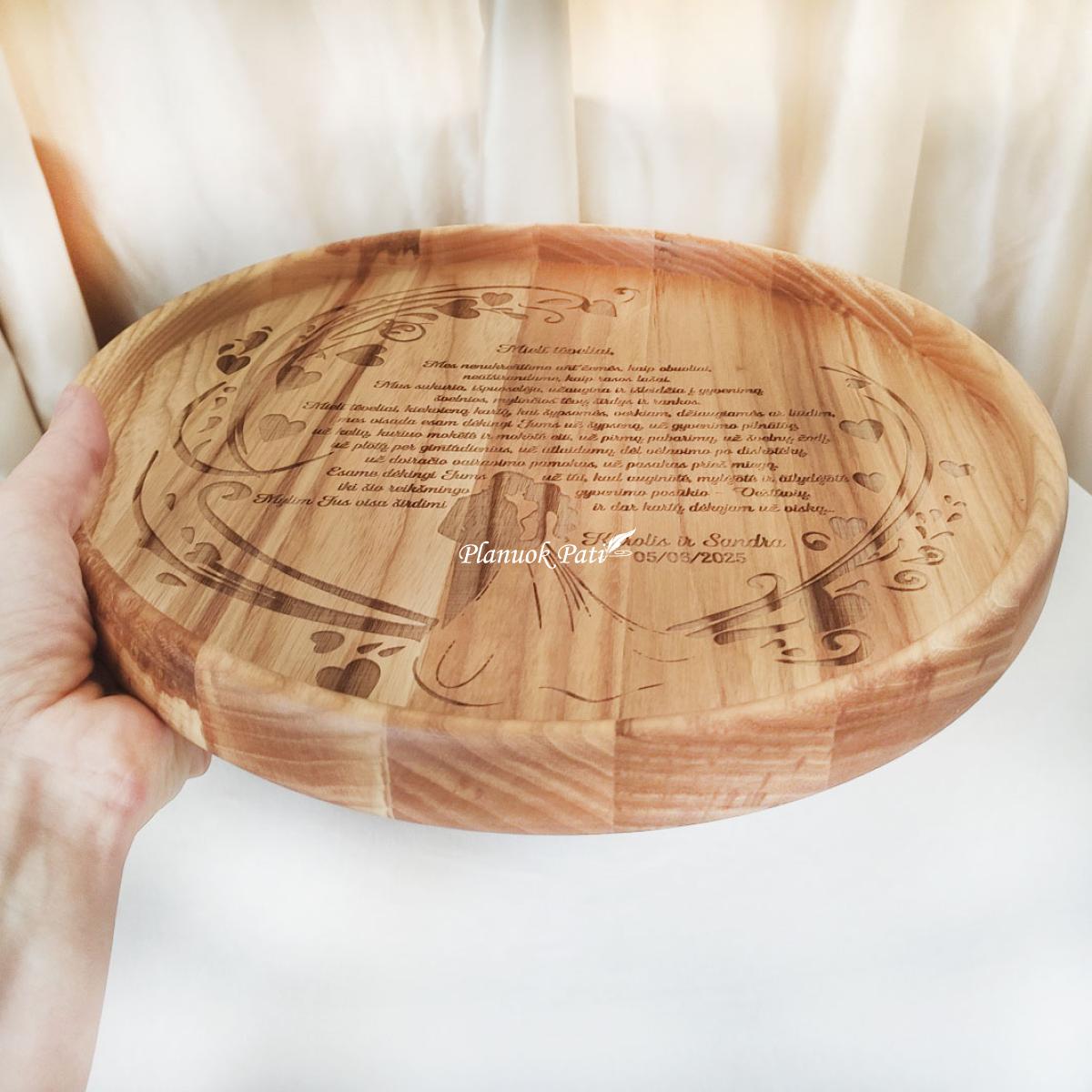 Tėveliams simbolinis padėklas