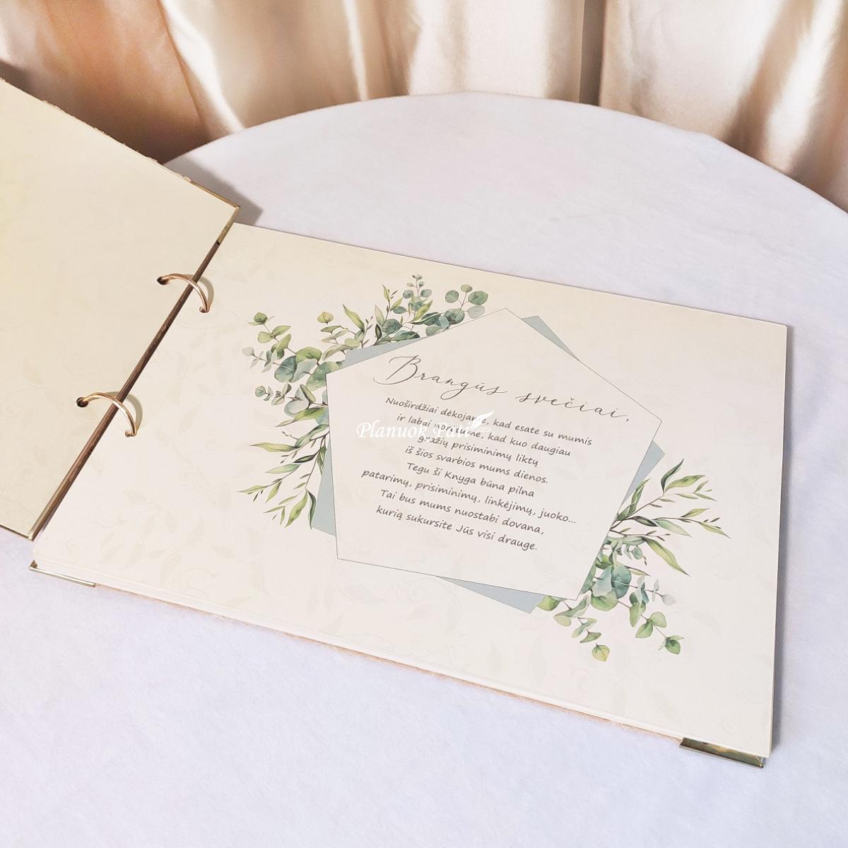 Vestuvių palinkėjimų knyga Vienu ritmu