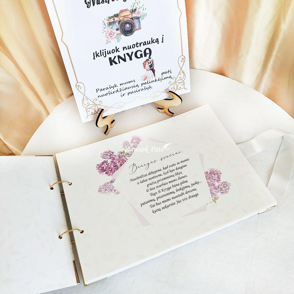 Vestuvių palinkėjimų knyga Vienu ritmu