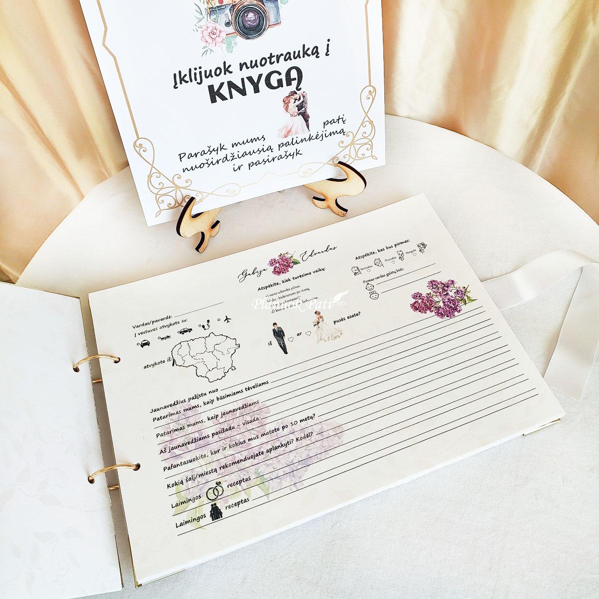 Vestuvių palinkėjimų knyga Vienu ritmu