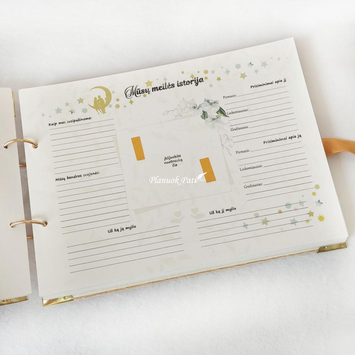 Vestuvių palinkėjimų knyga Vienu ritmu