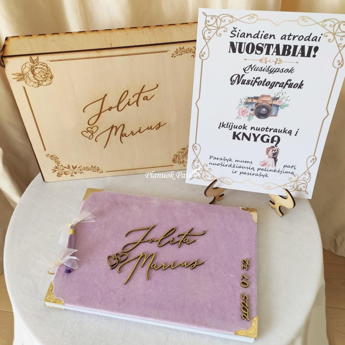 Vestuvių palinkėjimų knyga Vienu ritmu