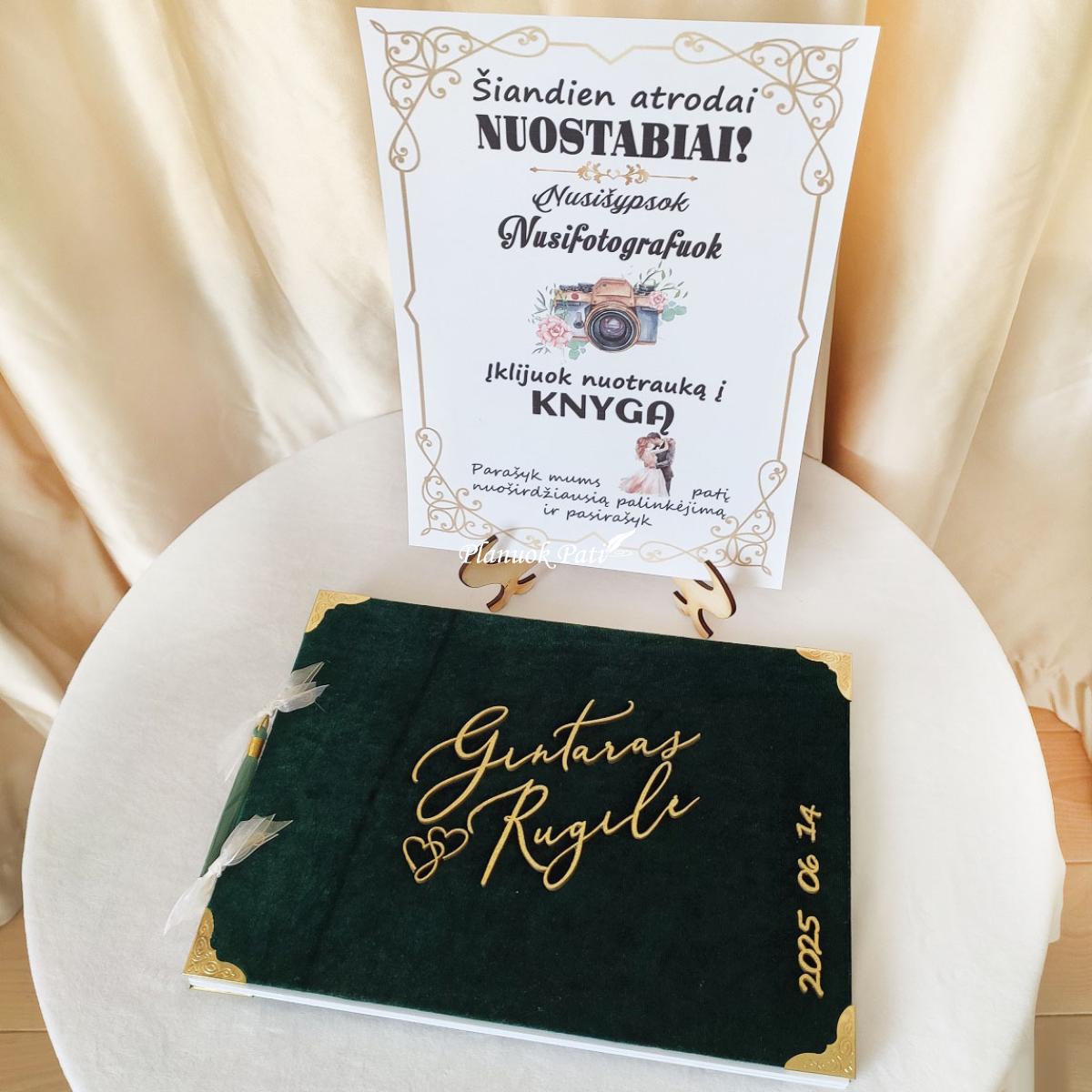 Vestuvių palinkėjimų knyga Vienu ritmu