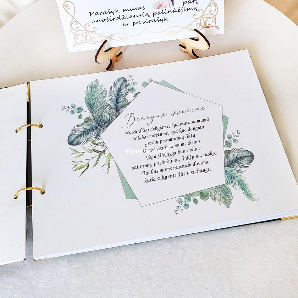 Vestuvių palinkėjimų knyga Vienu ritmu