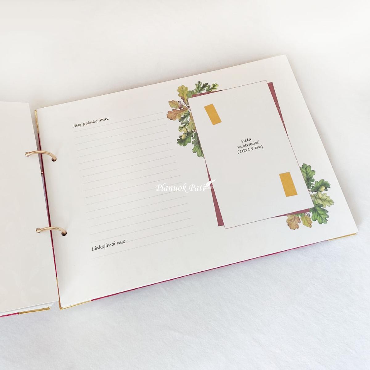 Jubiliejaus palinkėjimų albumas Ąžuolas