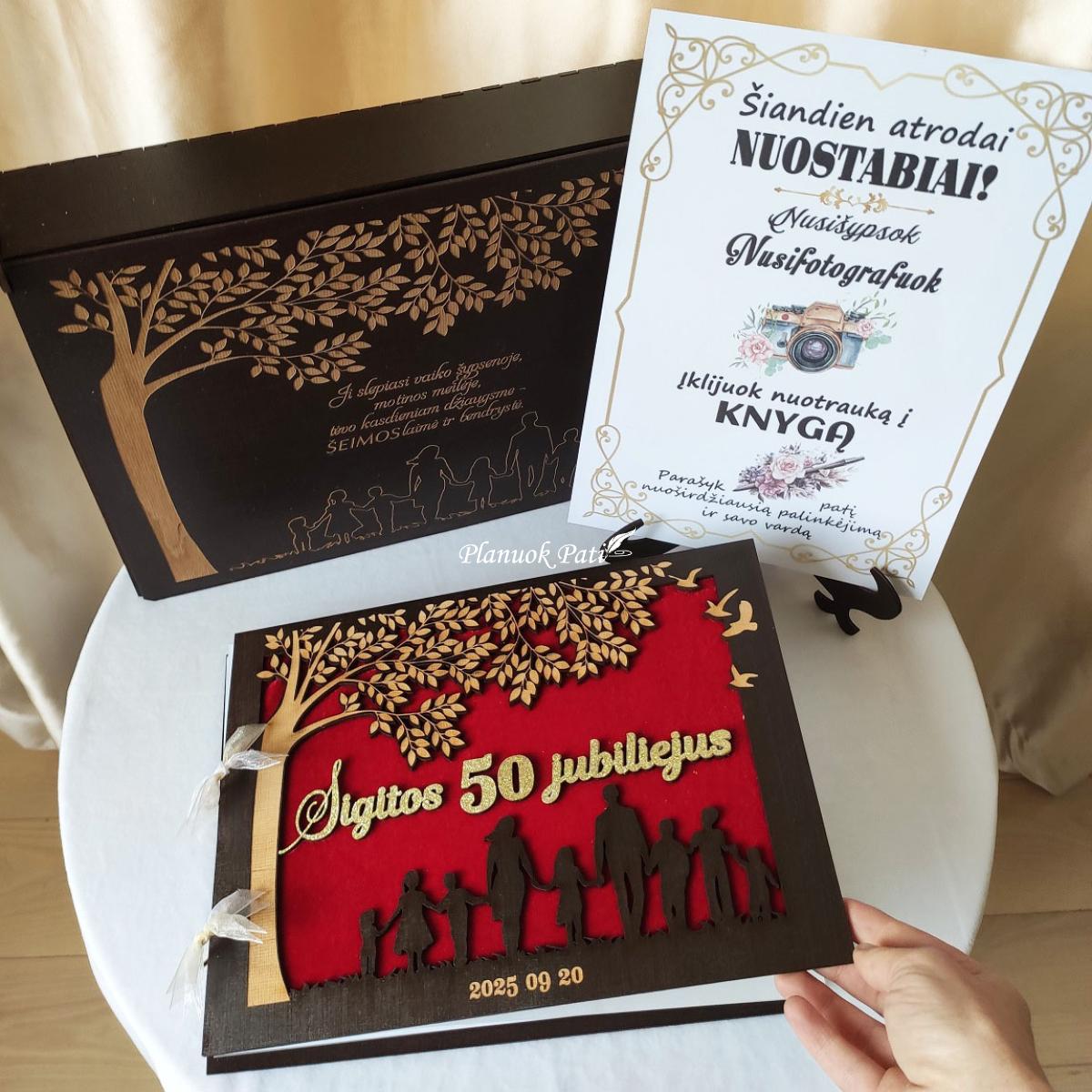 Jubiliejaus palinkėjimų knyga Šeima