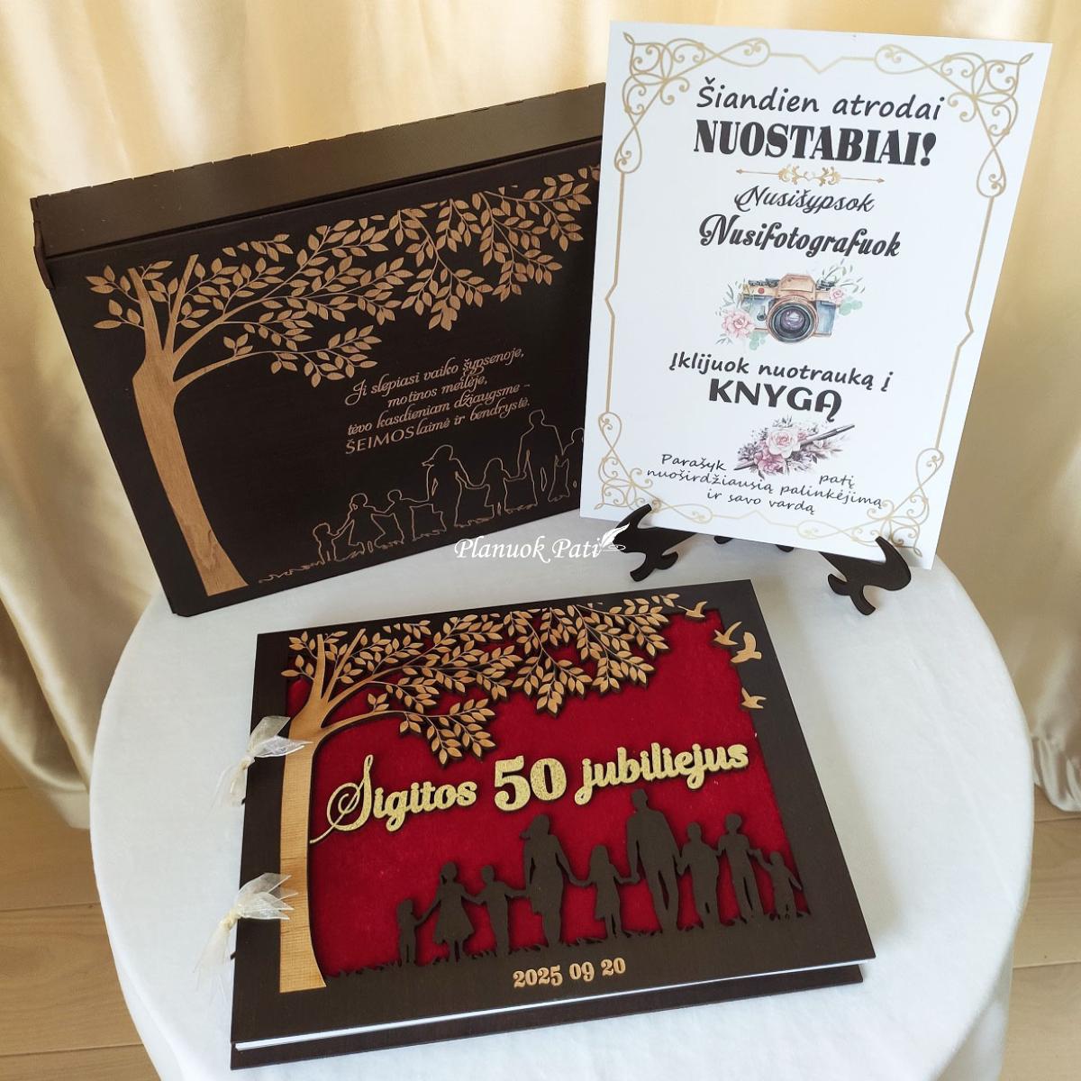 Jubiliejaus palinkėjimų knyga Šeima