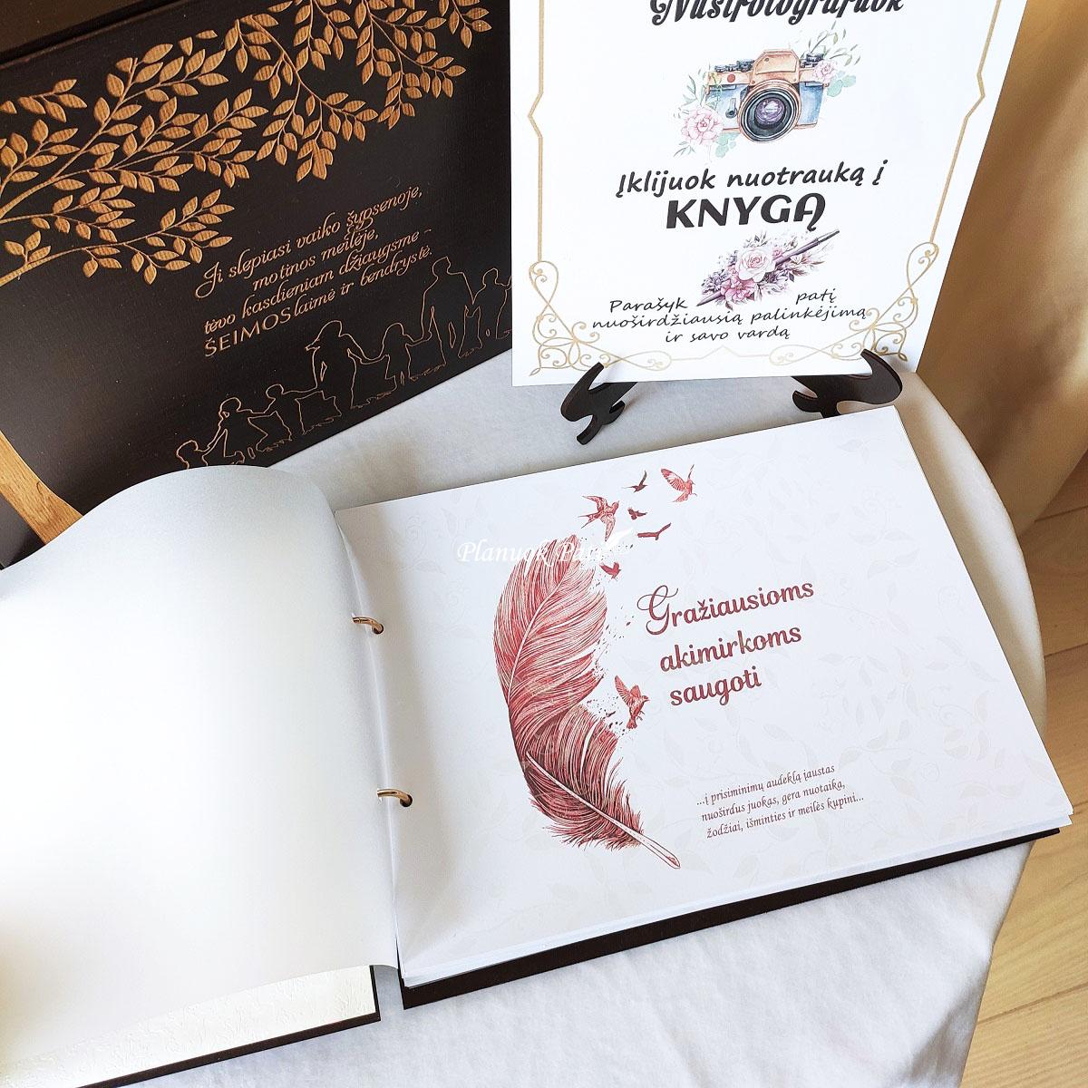 Jubiliejaus palinkėjimų knyga Šeima